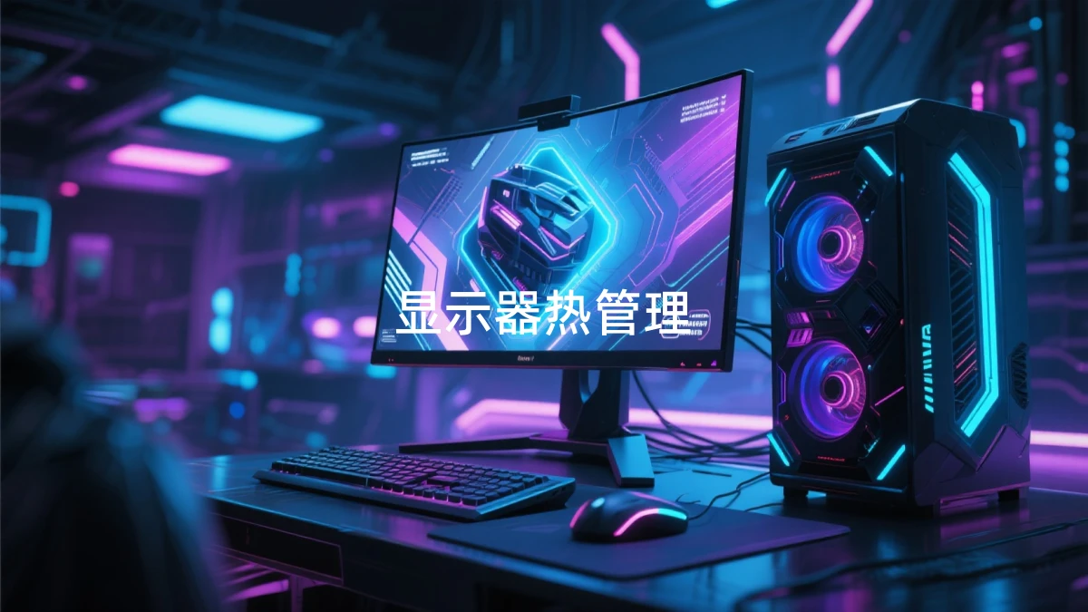 热成像显示驱动板右侧G-Sync模块区域温度高达89.6℃的热斑分布