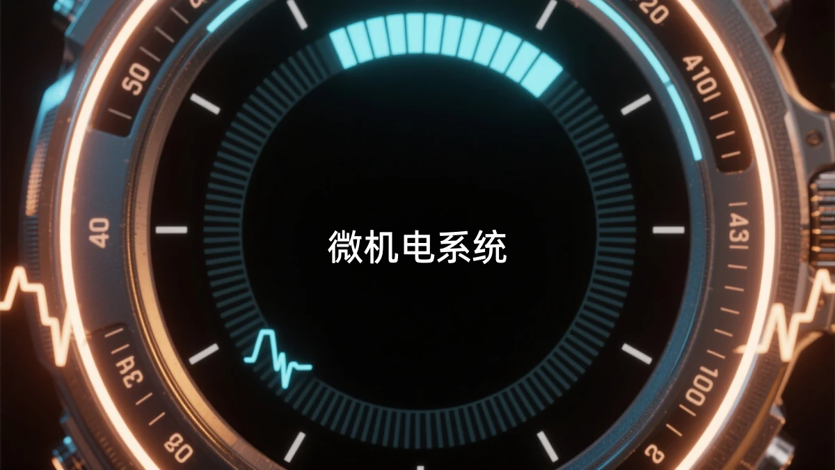 扫描电镜下的五层复合薄膜截面结构